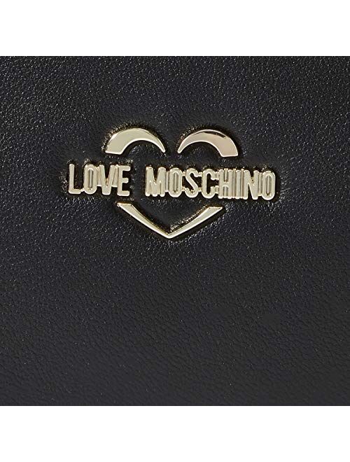 Love Moschino Women's Fashion School Backpacks, Black, Standard