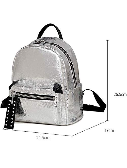 LYYJIAJU Classical Casual Daypack Backpacks Backpack Purse for Women Anti-Theft Waterproof Nylon Convertible Rucksack Lightweight Fashion Travel Shoulder Bag,for Women Me
