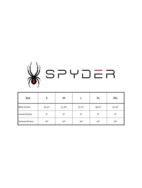 Spyder Men's 9" Laser Cut Zip Logo Hybrid Board Short