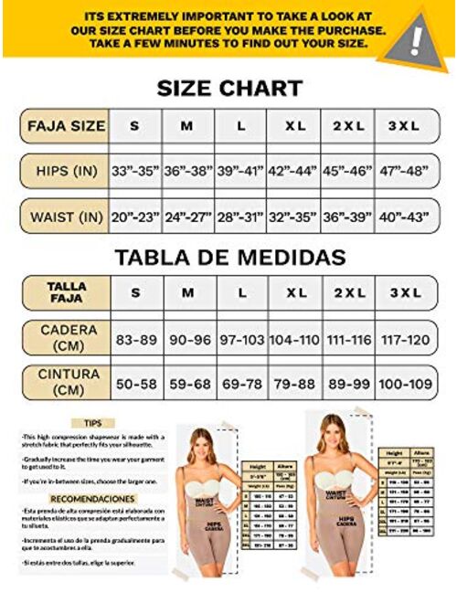 DIANE & GEORDI DJ07L4 Faja Colombiana para Vestido | Colombian Girdles for Women