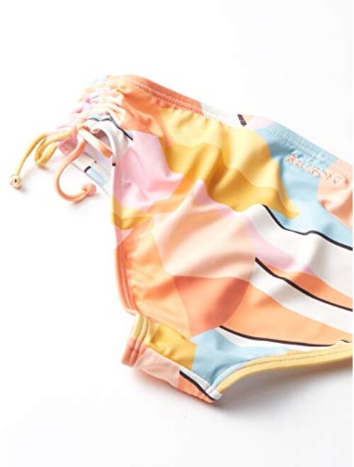 Billabong Girls' Warm Days Mini Crop Two Piece Swim Set