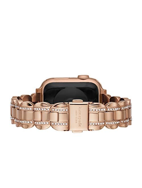 Kate Spade New York Interchangeable Stainless Steel Band Compatible with Your 38/40MM Apple Watch- Straps for use with Apple Watch Series 1,2,3,4,5,6