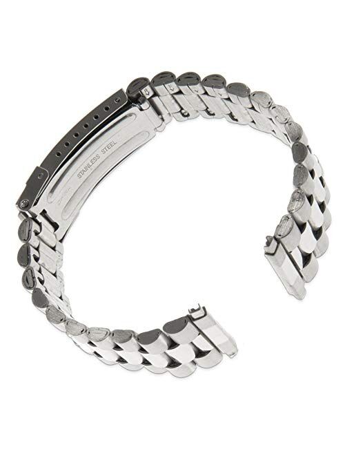 Sonia Jewels Gilden Men's Long 18-22mm Stainless Watch Band 7.5"