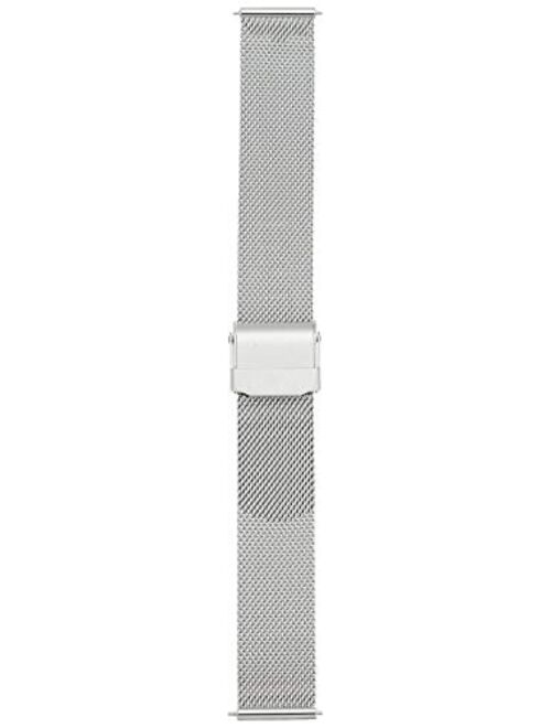 Skagen Women's 16mm Stainless Steel Mesh Watch Strap, Color: Silver-tone (Model: SKB2045)