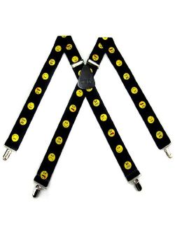 Black - Yellow Novelty Suspenders By The-Perfect-Necktie