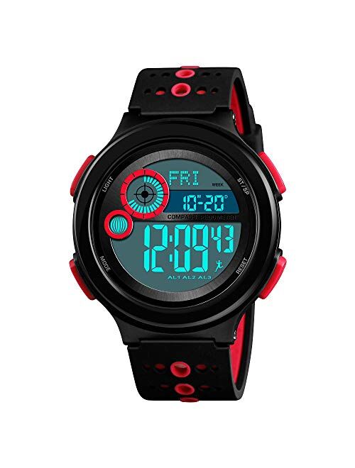 Boys Watches Huge Dial Cool Chirstmas Gifts 100M Waterproof Sports Casual Wristwatch for Boys Girls Youth Ages 11-15 