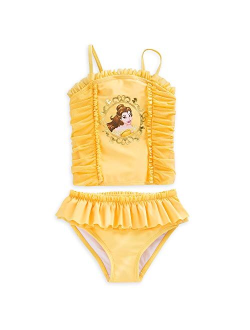 Disney Belle Two-Piece Swimsuit for Girls Yellow