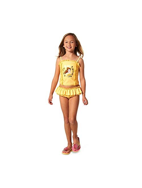 Disney Belle Two-Piece Swimsuit for Girls Yellow