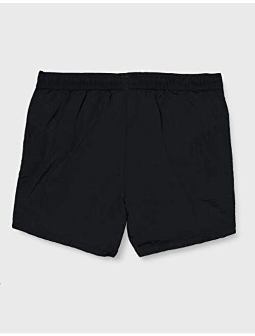 Replay Luxe Side Tonal Logo Men's Swim Shorts, Black