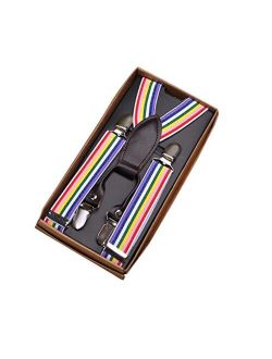Useful Kids Suspenders Elastic Adjustable Straps Colorful Straps