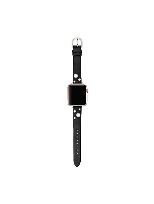 Kate Spade New York Interchangeable Leather Band Compatible with Your 38/40MM Apple Watch- Straps for use with Apple Watch Series 1,2,3,4,5,6