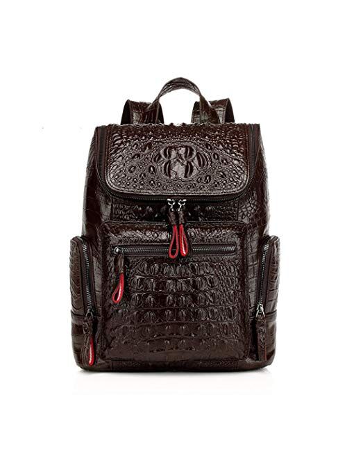 European And American Fashion Shoulder Bag Female Leather Bag Backpack Head Layer Of Leather Pattern 1