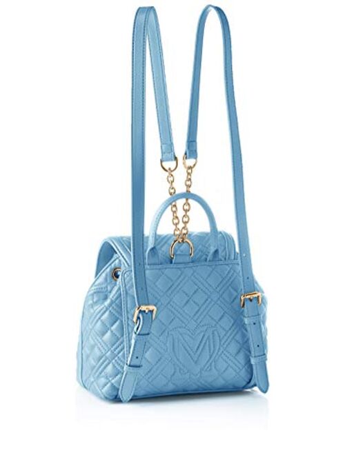 Love Moschino Women's Backpack Bags, Azzurro, medium