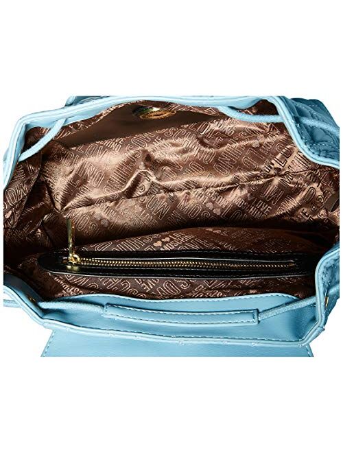 Love Moschino Women's Backpack Bags, Azzurro, medium