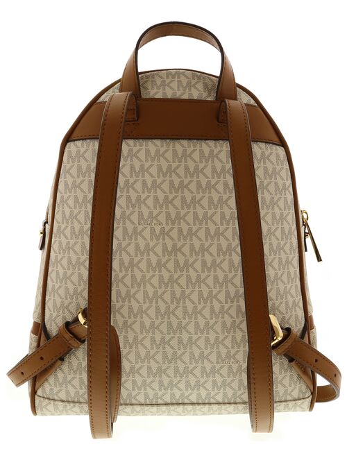 Michael Kors Women's Medium Rhea Leather Backpack - Vanilla