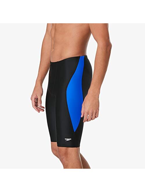 Speedo Men's Swimsuit Jammer Powerflex Eco Revolve Splice Team Colors