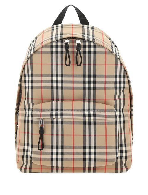 Burberry Archive Beigevintage Check Nylon Backpack