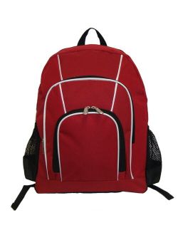 Case Lot 30Pc Kids Backpack Elementary School Student Bookbag Children Daypack, Red