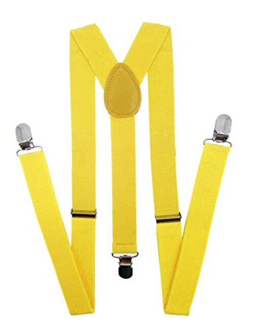 Elastic Y-Back Design with Strong Metal Clip Adjustable Suspenders for Girls Toddler Navisima Suspenders for Kids Baby 