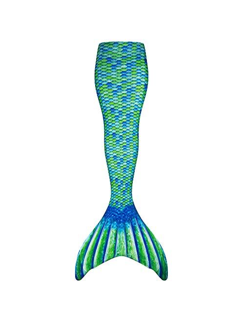 Fin Fun Authentic Wear-Resistant Mermaid Tail for Swimming, Kids and Adults, Monofin Included, for Girls and Boys