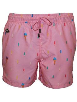 Nikben Popsicle Men's Swim Shorts, Soft Pink