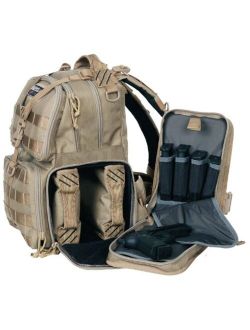 G.P.S. T1612BPT Tactical Range Backpack, Tan