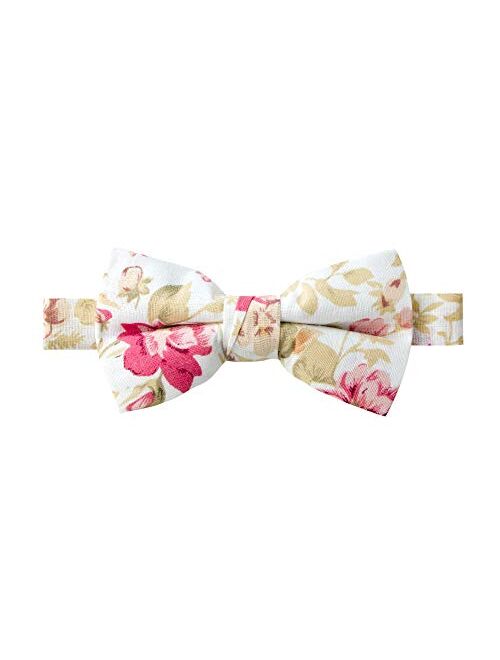 Spring Notion Boys' Suspenders and Light Floral Bow Tie Set