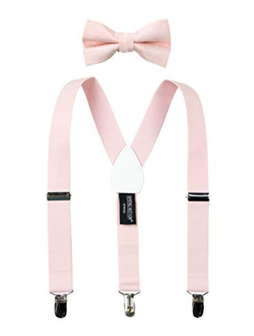 Spring Notion Boys' Suspenders and Polka Dot Bow Tie Set