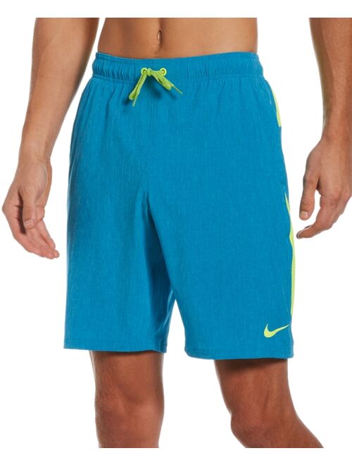 Nike Men's Contend Water-Repellent Colorblocked 9" Swim Trunks