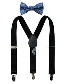 Boys' Suspenders and Blue Bow Tie Set 2