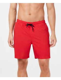 Men's Quick-Dry Performance Solid 7" Swim Trunks, Created for Macy's