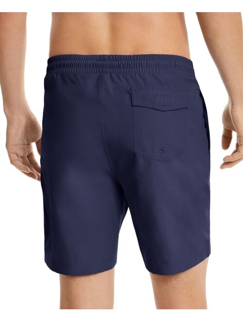 Club Room Men's Quick-Dry Performance Solid 7" Swim Trunks, Created for Macy's