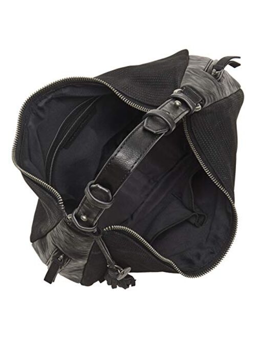 Lucky Brand Ebon Perforated Hobo