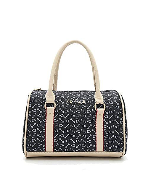 Women Handbag Set 6 Pcs PU Leather Tote Purse Set Multi-purpose Classic Shoulder Bag