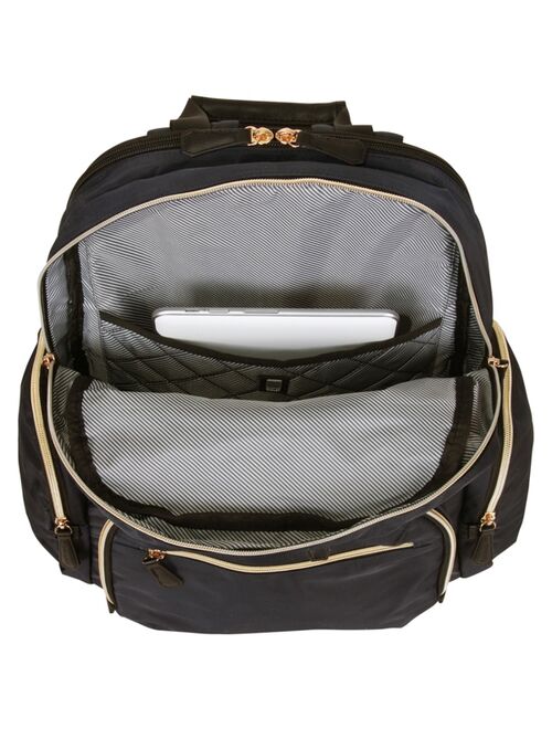Kenneth Cole Reaction Sophie Women's Silky Nylon 15" Laptop & Tablet Anti-Theft RFID Backpack