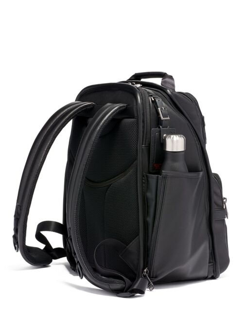 Tumi Alpha 3 Leather Compact Laptop Brief Backpack