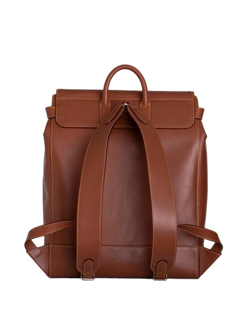 Le Morne Leather Solid Backpack