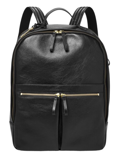 Fossil Women's Tess Leather Laptop Backpack
