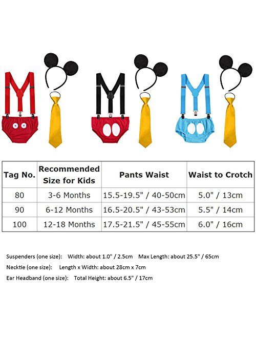 Cake Smash Outfit Baby Boys Toddler First Birthday Adjustable Y Back Clip Suspenders Bloomers Necktie Bowtie set