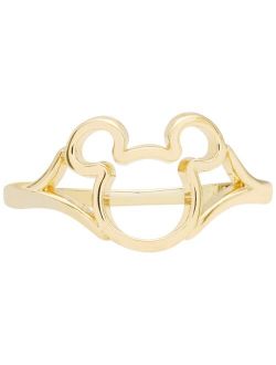 Children's Mickey Mouse Silhouette Ring in 14k Gold