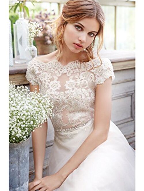 Kelaixiang Vintage Lace Wedding Dress A Line Bridal Gowns Dresses Backless