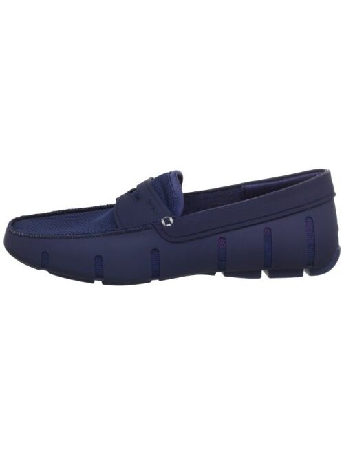 SWIMS Navy blue Rubber Low-ankle Men's Loafers