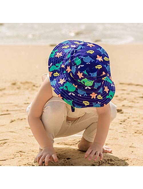 UPF 50+ Sun Protection Baby Boy Girl Hats