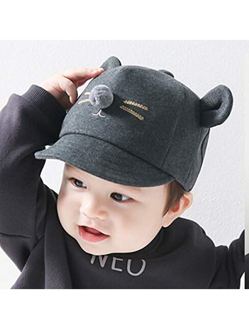 WZHZJ Fashion Baby Girl Boy Hat Newborn Infant Baseball Cap Kids Hat Children Sun Hats