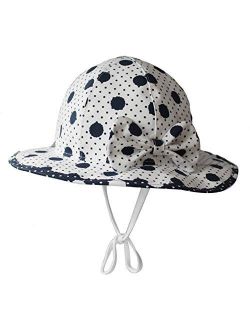 Fashion Baby Girls Sun Hats for Summer Sun Protection Beach Hat for Kids Styling (Color : White, Size : 51)