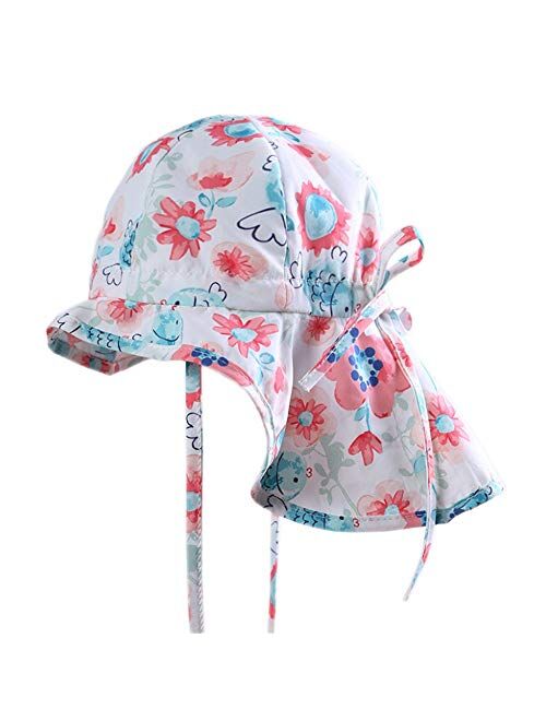Fashion Baby Girls Hats Sun Caps Toddlers Bonnet Cotton Bucket Hat White Styling (Color : Red, Size : 45)