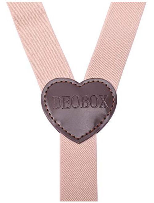 DEOBOX Boys’ Suspenders and Bow Tie Set Wedding
