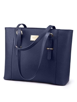 Laptop Bag for Women Large Office Handbags Briefcase Fits Up to 15.6 inch (Updated Version)