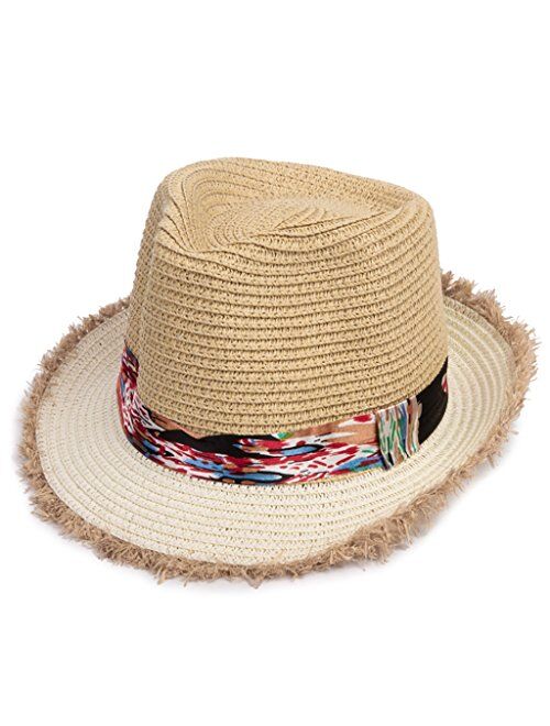 BJLWTQ Boys and Girls Straw Hats, Summer Travel Sunscreen Baby Children's Beach Hat Baby Sun Hat (Color : Red)