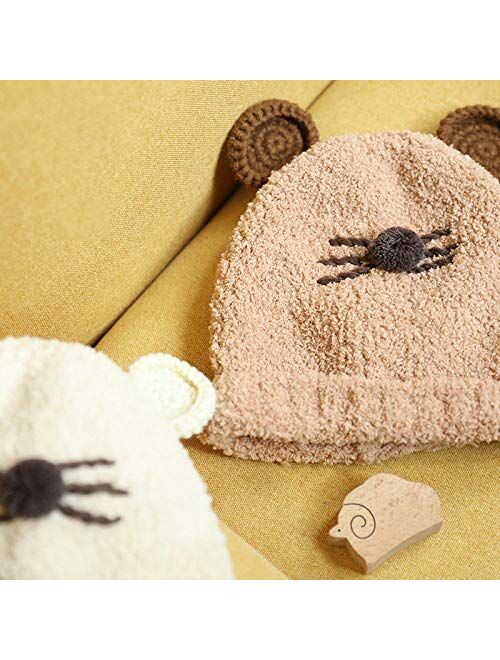 Pinellia Autumn and Winter Baby Hats, Male and Female Ear Protection, Warm Hats
